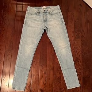 Frame Jagger True Skinny Light Blue Denim Size 33